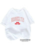 New York Brooklyn Women Graphic Printed T Shirt Girl Fashion O neck