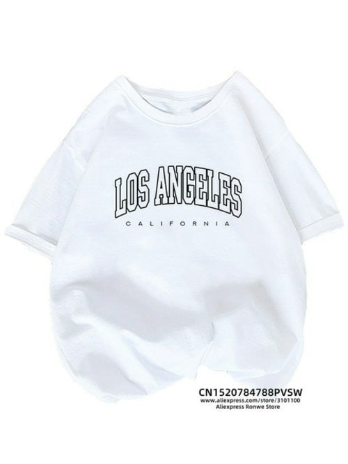 New York Brooklyn Women Graphic Printed T Shirt Girl Fashion O neck