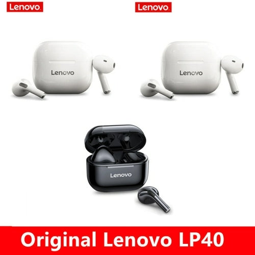 Original Lenovo LP40 wireless headphones TWS Bluetooth Earphones Touch