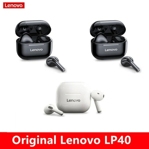 Original Lenovo LP40 wireless headphones TWS Bluetooth Earphones Touch