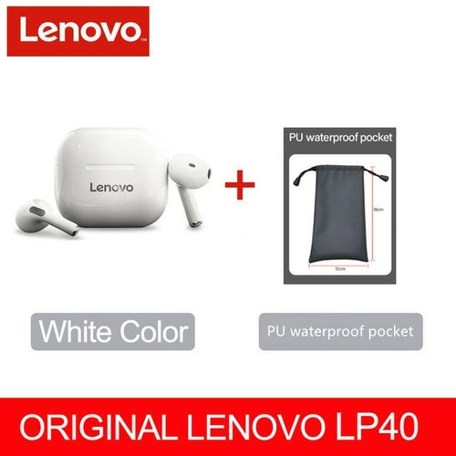 Original Lenovo LP40 wireless headphones TWS Bluetooth Earphones Touch
