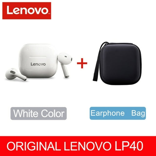 Original Lenovo LP40 wireless headphones TWS Bluetooth Earphones Touch