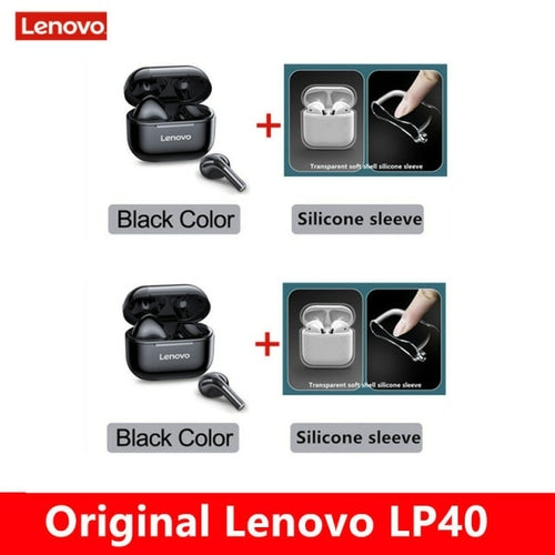 Original Lenovo LP40 wireless headphones TWS Bluetooth Earphones Touch