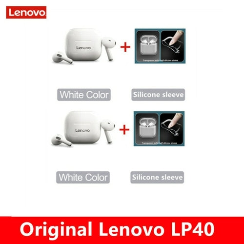 Original Lenovo LP40 wireless headphones TWS Bluetooth Earphones Touch