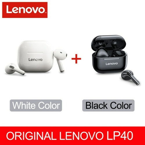 Original Lenovo LP40 wireless headphones TWS Bluetooth Earphones Touch