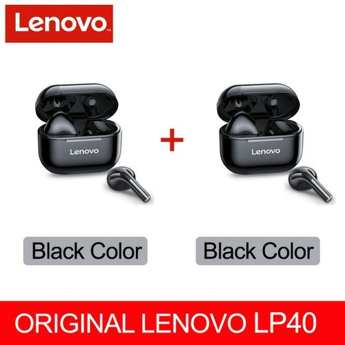 Original Lenovo LP40 wireless headphones TWS Bluetooth Earphones Touch
