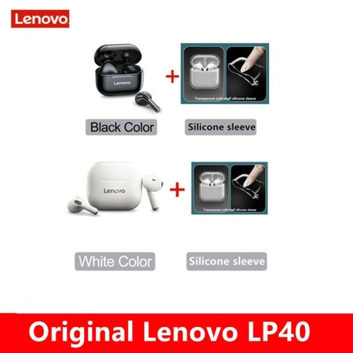 Original Lenovo LP40 wireless headphones TWS Bluetooth Earphones Touch