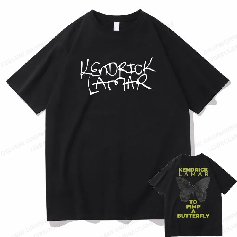 Rapper Kendrick Lamar T Shirt uomo moda T-Shirt cotone Tshirt bambini Hip Hop top Tees estate donna Tshirt Boy Tees Y2k vestiti