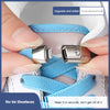 334343 8MM 2023 No Tie Shoe Laces Press Lock Shoelaces Without Ties Elastic Laces Sneaker Kids Adult Widened Flat Shoelace for Shoes