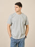 SIMWOOD 2023 estate nuovo 250g 100% cotone tessuto t-shirt uomo di alta qualità tinta unita manica a goccia magliette larghe Oversize top