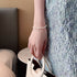 2020 Korea Hot Selling Fashion Jewelry Simple White Natural Freshwater Pearl Bracelet Women&#39;s Daily Wild Bracelet