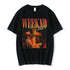 The Weeknd 2.0 90s Vintagegraphic Print Camiseta feminina verão casual