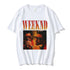 The Weeknd 2.0 90s Vintagegraphic Print Camiseta feminina verão casual