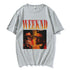 The Weeknd 2.0 90s Vintagegraphic Print Camiseta feminina verão casual