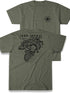 Camisa Til Valhalla American Beard Warrior Tático Crânio Camiseta Nova