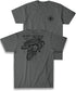 Camisa Til Valhalla American Beard Warrior Tático Crânio Camiseta Nova