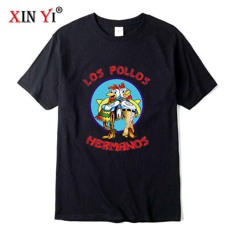 XIN YI männer hohe qualität t shirt100 % baumwolle Breaking bad LOS