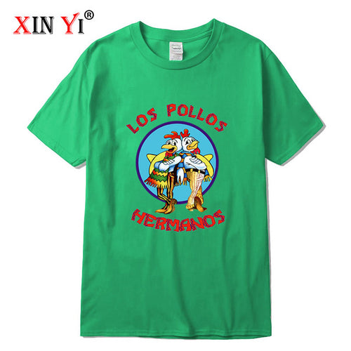 XIN YI männer hohe qualität t shirt100 % baumwolle Breaking bad LOS