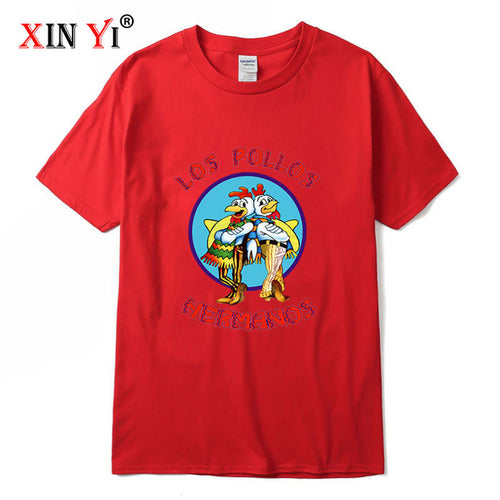 XIN YI männer hohe qualität t shirt100 % baumwolle Breaking bad LOS