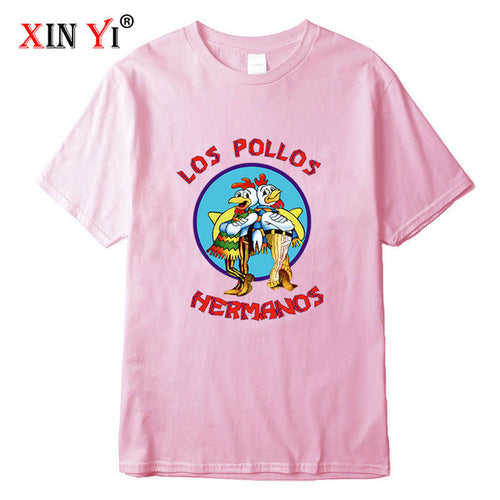 XIN YI männer hohe qualität t shirt100 % baumwolle Breaking bad LOS