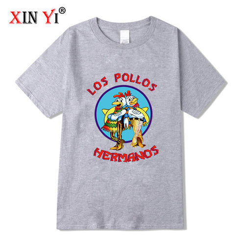 XIN YI männer hohe qualität t shirt100 % baumwolle Breaking bad LOS