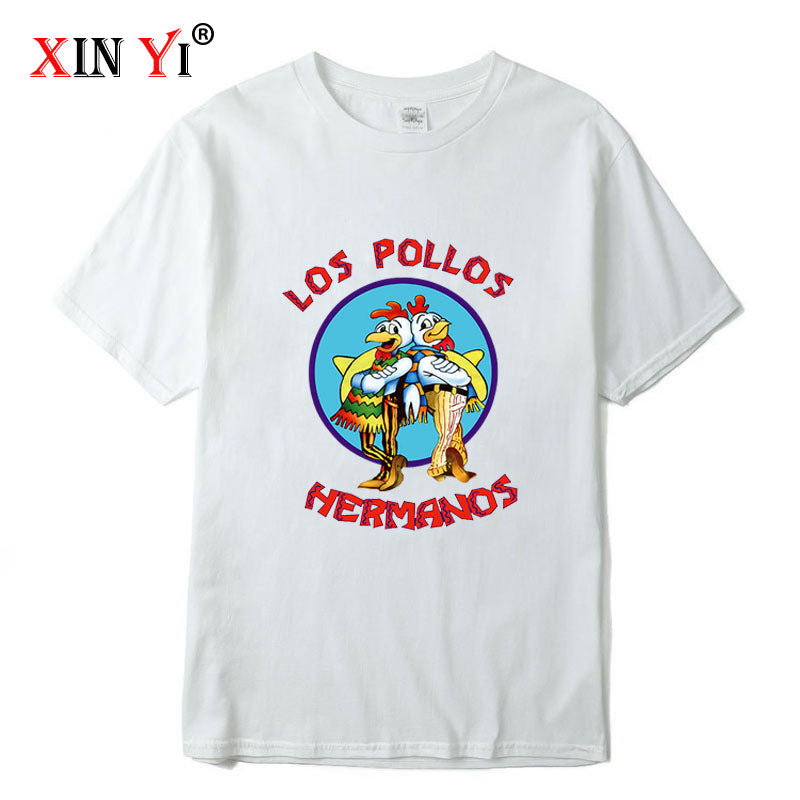 XIN YI männer hohe qualität t shirt100 % baumwolle Breaking bad LOS