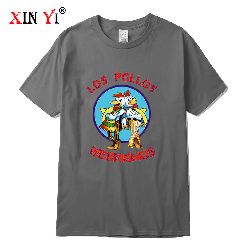 XIN YI männer hohe qualität t shirt100 % baumwolle Breaking bad LOS
