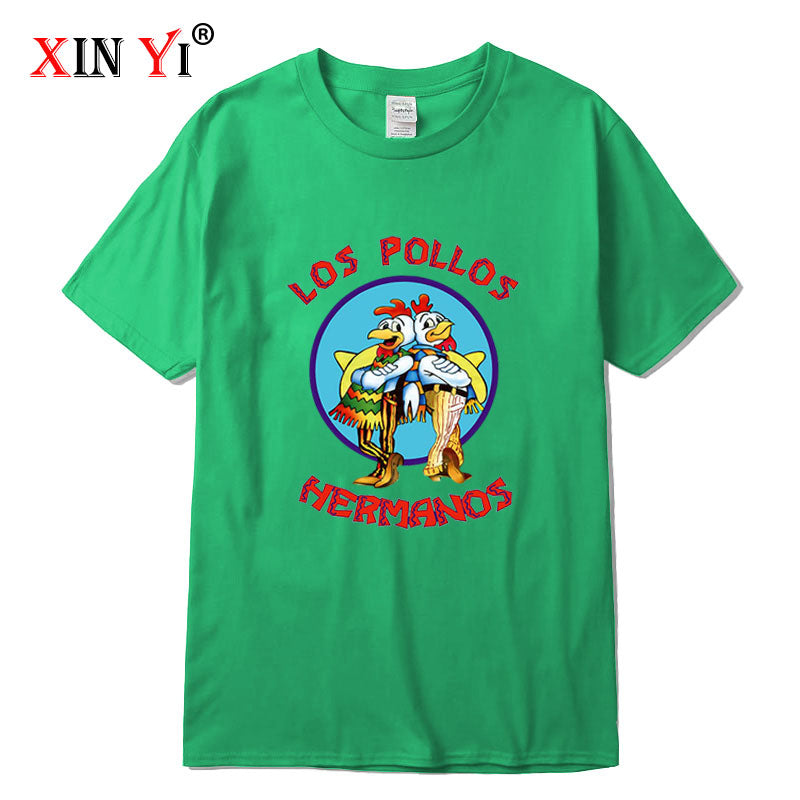 XIN YI männer hohe qualität t shirt100 % baumwolle Breaking bad LOS