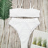 Sexy conjunto de biquíni de cintura alta maiô popular terno de natação biquini duas peças sólida alta qualidade roupa de banho feminina moda beachwear