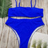 Sexy conjunto de biquíni de cintura alta maiô popular terno de natação biquini duas peças sólida alta qualidade roupa de banho feminina moda beachwear