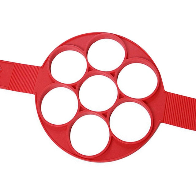 Fabricante de panqueca ovo anel fabricante antiaderente fácil fantástico ovo omelete molde utensílios cozinha ferramentas silicone