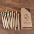 New design mixed color bamboo toothbrush Eco Friendly wooden Tooth Brush Soft bristle Tip Charcoal adults oral care toothbrush