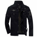 TAWILL Men jacket jean military Plus 6XL army soldier cotton Air force one male Brand clothing Spring Autumn Mens jackets 8331