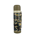 Haers Thermos 500ml Stainless Steel Insulated Thermos Outdoor Water Bottle Amy Green Cool Design Bullet Shape HB-500FAX-1