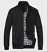 Cor sólida novo 2017 jaqueta casual M-5XL 6xl masculino primavera outono outerwear gola mandarim roupas