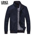 Cor sólida novo 2017 jaqueta casual M-5XL 6xl masculino primavera outono outerwear gola mandarim roupas