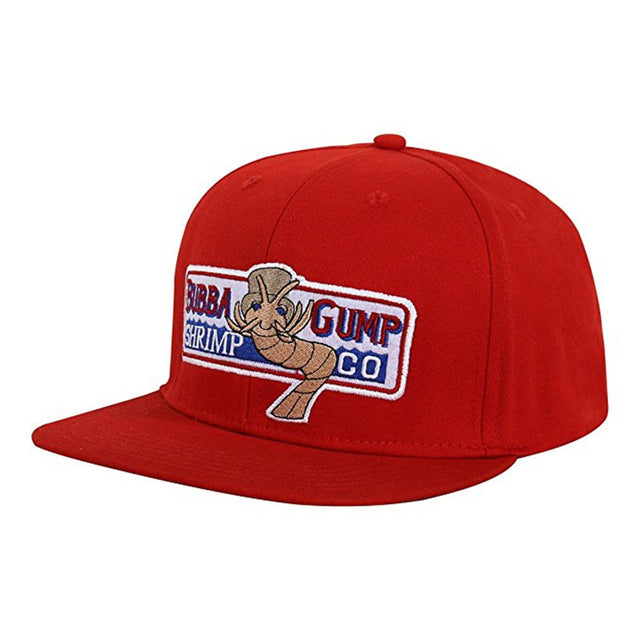 Takerlama 1994 Bubba Gump Shrimp CO. Chapéu de beisebol Forrest Gump Fantasia Cosplay Bordado Snapback Boné Masculino e Feminino Boné de verão