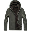 Mountainskin 7XL Winter Men's Jackets Thick Fleece Hooded Hoodies Men Sweatshirt Solid Casual Male Coats Brand Clothing SA116