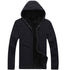 Mountainskin 7XL Winter Men's Jackets Thick Fleece Hooded Hoodies Men Sweatshirt Solid Casual Male Coats Brand Clothing SA116