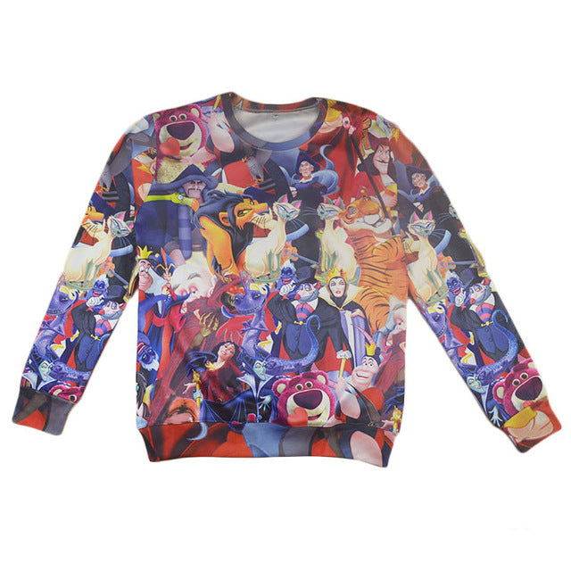 PLstar Cosmos men women harajuku hoody Bugs Bunny/Pokemon/Teddy Bear print 3d sweatshirt hoodies outdoors S-5XL Drop Shipping