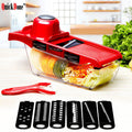 QuickDone Creative Mandoline Slicer Vegetable Cutter with Stainless Steel Blade Manual Potato Peeler Carrot Grater Dicer AKC6035