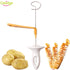 Delidge 1pc 3 string Rotate Potato Slicer Stainless Steel +Plastic Twisted Potato Slice Cutter Spiral DIY Manual Creative