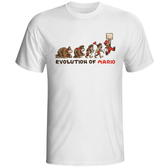 New Men Sexy Design T shirt Fashion White Print Short Sleeve O-neck Sex Love Evolution Boy T-shirt Funny Homo Summer T shirts