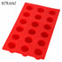 Molde de silicone platinado superior, 18 copos, cannele, bolo, creme, sobremesa, gelatina, pudim, silico, ferramentas de cozimento, café da manhã, moldes de segurança