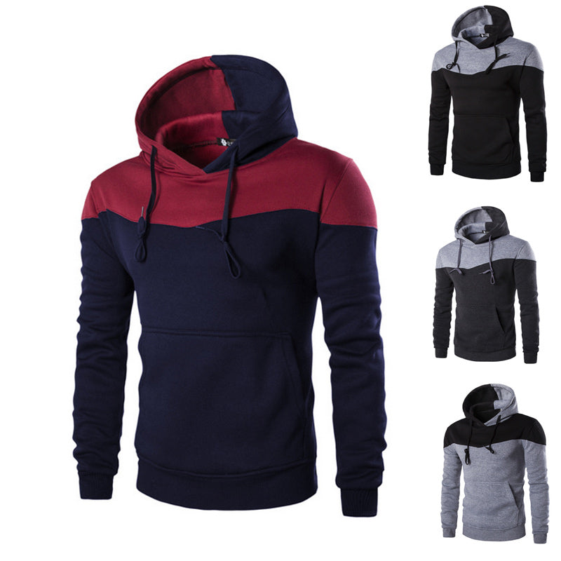 Fashion Men Slim Hoodie Hooded Sweatshirt Coat Jacket Winter Warm Outwear  H9