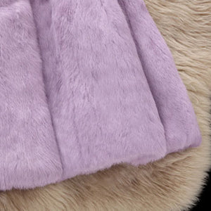Whole skin real rabbit fur winter coat outwerwear women A line loose fit natural fur coats with a hood 2016 autumn g8n26