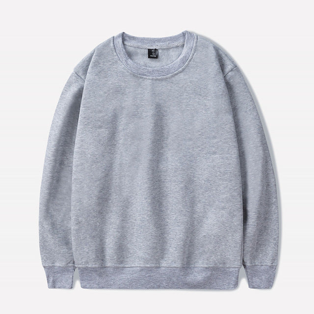 Fashion solid hoodies sweatshirt 2017 Design Black/Gray Men and women Long Sleeve Hip Hop Hoodies to StreetWear Harajuku clothes