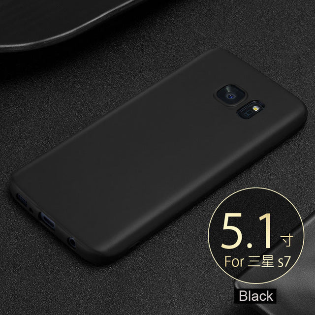 CAPSSICUM For Samsung S7 Soft TPU Matte case for Samsung Galaxy S7 Cases Thin Slim Flexible Back Cover Fashion Elegant