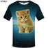 Kyku marca 3d camiseta animal leão camisa 3d t camisa dos homens engraçado t camisas roupas dos homens casual de fitness teetop tigre tshirt
