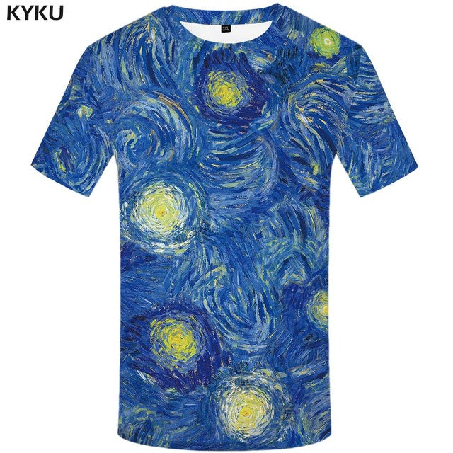 Kyku marca 3d camiseta animal leão camisa 3d t camisa dos homens engraçado t camisas roupas dos homens casual de fitness teetop tigre tshirt